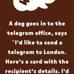 The Dog At The Telegram Office