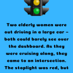 Two Elderly Women On The Road