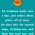 An Irishman With 3 Pints